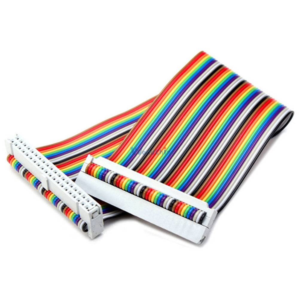 20cm 40 PIN Way GPIO Rainbow Ribbon Cable for Model B/Model B+