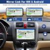 UNITOPSCI 2G+64G Android Car Radio Stereo for Honda CRV 2007-2011 Wireless CarPlay Android Auto Bluetooth 9 Inch Touch Screen GPS Navigation Head Unit Upgrade Radio Mirror Link WiFi Backup Camera Mic view 3