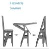 ALDEPO Shoe Cabinet Folding Portable Ladder Step Stool Stair Chair Seats Wooden Shelf Stepladder Dual-Use Climb Folding 4-Step Ladder Widened Safety Portable Flower Rack Indoor Home,A (Color : C) view 4