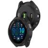 Cover Compatible with Garmin Forerunner 965 Case Soft TPU Anti-Scratch Bezel Bumper Frame Coverage Protective Shell Watch Accessories(Black&Blue) view 2