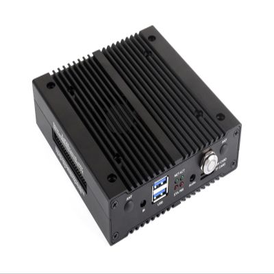 waveshare NAS Multi-Functional Mini-Computer Designed for Raspberry Pi Compute Module 4 (NOT Included), Network Storage, 4G Network, Metal Case