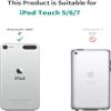 AIRWEE for iPod Touch 7 Case,Touch 6/5 Case, Slim Back Cover Hard Plastic Protector Case for Apple iPod Touch 5th/6th/7th Generation for Women Girl Men,Many Cute Turtle view 3