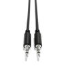 ExcelValley - Audio AUX Extension Cables Leads - Stereo Mini Jack TRS 3.5mm 1/8" [Nickel Plated | Male to Male | 200 cm - 78.74"] view 1