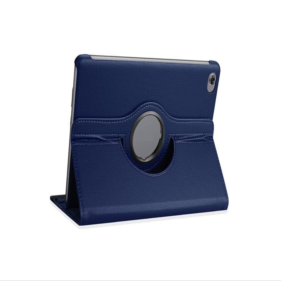 360 Rotating PU Leather Cover Case Compatible with Huawei MediaPad M5 Pro 10.8 lite 10.1 8.4 Tablet Case (Color : Navy, Size : for Huawei M5 lite10)