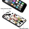 AIRWEE for iPod Touch 7 Case, Slim Back Cover Hard Plastic Protector for Apple iPod Touch 5/6/7 Generation, Cow Print Flower view 4