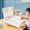 Book Stand for Reading White Board Storage Box Multifunctional Adjustable Laptop Stand Book Holder Tray with Clips Ergonomic, Foldable Sturdy Portable for Textbook Recipe Magazine Laptop Tablet (Size view 2