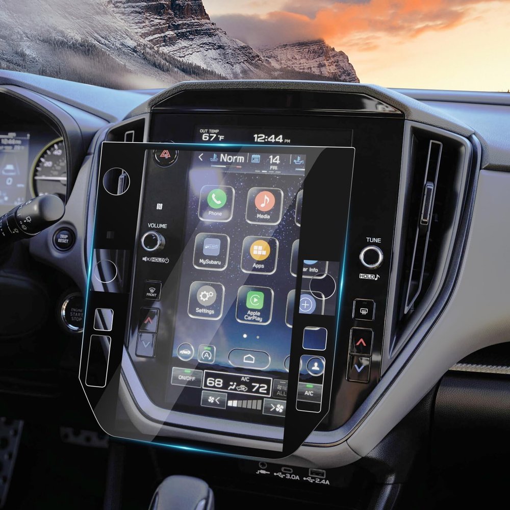 2024 Subaru Crosstrek Screen Protector Glass for 2024 2025 2026 Subaru Crosstrek XV (Premium/Sport/Limited/Wilderness) Starlink 11.6 Multimedia Infotainment Screen Cover Saver Crosstrek Accessories
