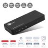 SIIG USB-C 2 Port KVM Switch Docking Station PD 65W and Charging Cable (USB-C to USB-C, 2X 3.3ft) view 2