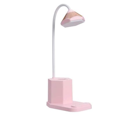 DEPILA Touch Table Lamp,Gooseneck,Dimmable Office Lamp with USB Charging Port,Rechargeable,Eye-protection,Multi-Function Reading Light for Children Kids Reading, Study Living Room, or Office Office De