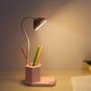 DEPILA Touch Table Lamp,Gooseneck,Dimmable Office Lamp with USB Charging Port,Rechargeable,Eye-protection,Multi-Function Reading Light for Children Kids Reading, Study Living Room, or Office Office De view 2