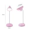 DEPILA Portable USB Rechargeable Folding Desk Lamp Eye Protection Touch Dimming Working Reading Table Lamp for Book Bed Office Office Desk Lamp Lamp view 2
