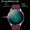 Smart Watch for Women Men (Answer/Make Calls), Smartwatch for Android and iOS Phones with 1.32" HD Full Touch Screen AI Voice Assistant Music Control Sleep Tracker,Purple view 2