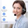 RJ9 Telephone Headset with Mic Noise Cancelling, Quick Disconnect Phone Headset Compatible with Polycom VoIP VVX311 VVX411 VVX250 Plantronics S12 T110 ShoreTel 480 Nortel NEC Aastra Mitel Desk Phones view 3