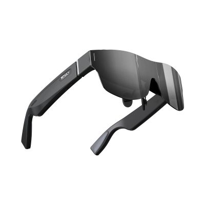 TQSKY T1 AR Glasses C-Port Direct Connection, Smart Glasses with 150'' 1080P HD Screen, up to 600D Myopia Adjustment, for Large-Screen Entertainment, Home Theater, Travel, Outdoor Camping