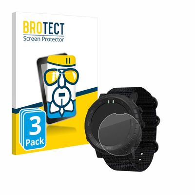 brotect Glass Screen Protector Film Compatible with Suunto Core Alpha (3 Pack) - Glass-Foil 9H Protection [Scratch Resistant, High Clarity]