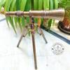 Handmade Antique Brass Single Barrel Desktop Telescope Nautical Collectible, Marine Maritime Decor, Royal Look for Home & Office Display view 3