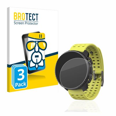 brotect Glass Screen Protector Film Compatible with Suunto Vertical (3 Pack) - Glass-Foil 9H Protection [Scratch Resistant, High Clarity]