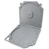 10 Inch Empty Tape Reel Carrying Case Universal for Open Reel Sound Tape for Reel to Reel Tape Players, Scratch Full Storage Box with Portable Handle (Grey) view 1