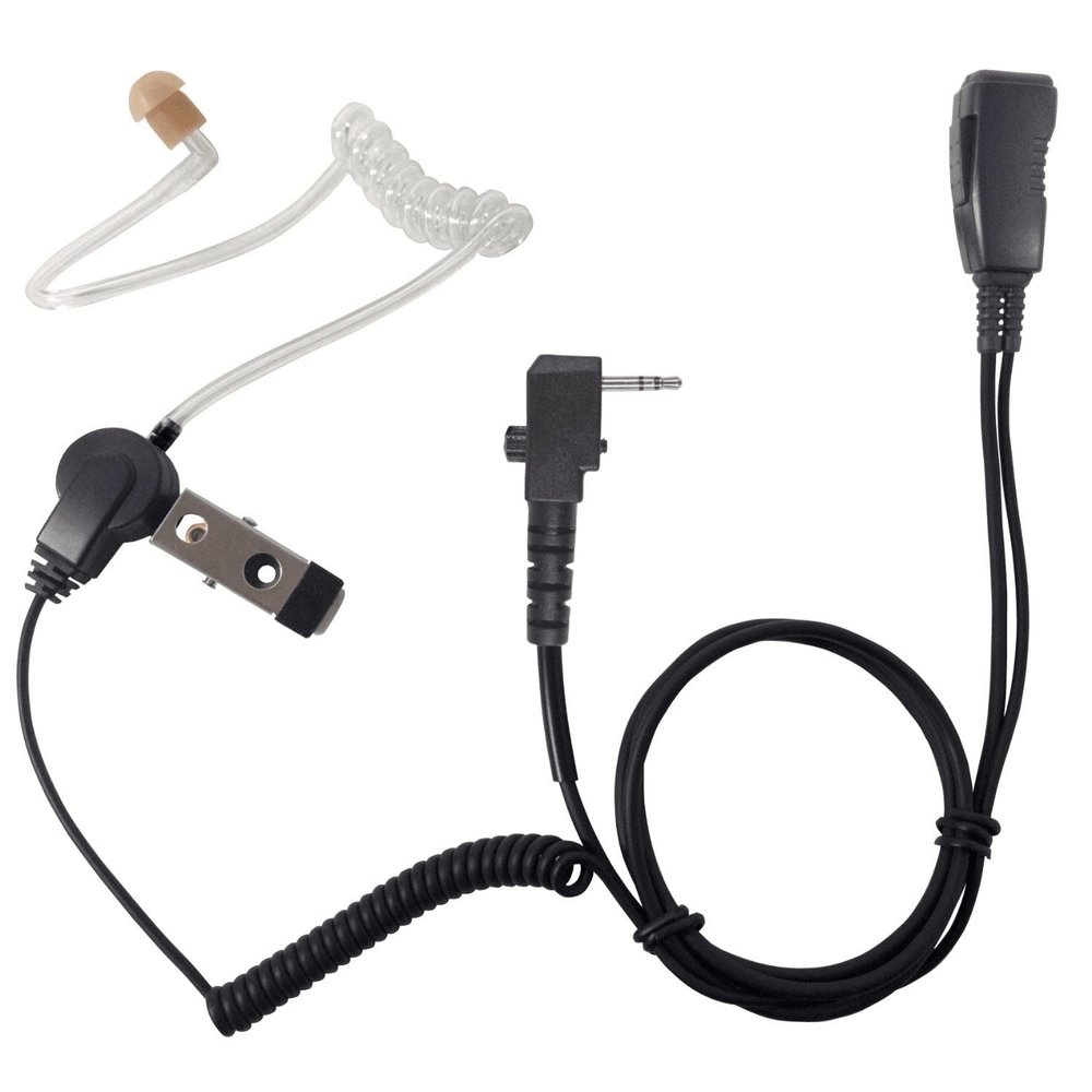SHEEPDOG MICROPHONES Acoustic Tube Earpiece Mic, Compatible with Hytera HYT TC320, Commercial-Grade