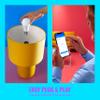 Bundle of WiZ Indoor Security Camera, 1080p HD Video with Motion Detection and Full-Duplex Audio and WiZ Connected 2-Pack Color 60W A19 Smart WiFi Light Bulb, No Hub Required view 3