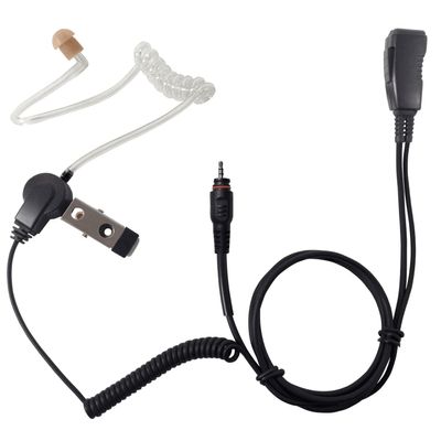 SHEEPDOG MICROPHONES Acoustic Tube Earpiece Mic, Compatible with Motorola CLP1010e CLP1080e, Commercial-Grade