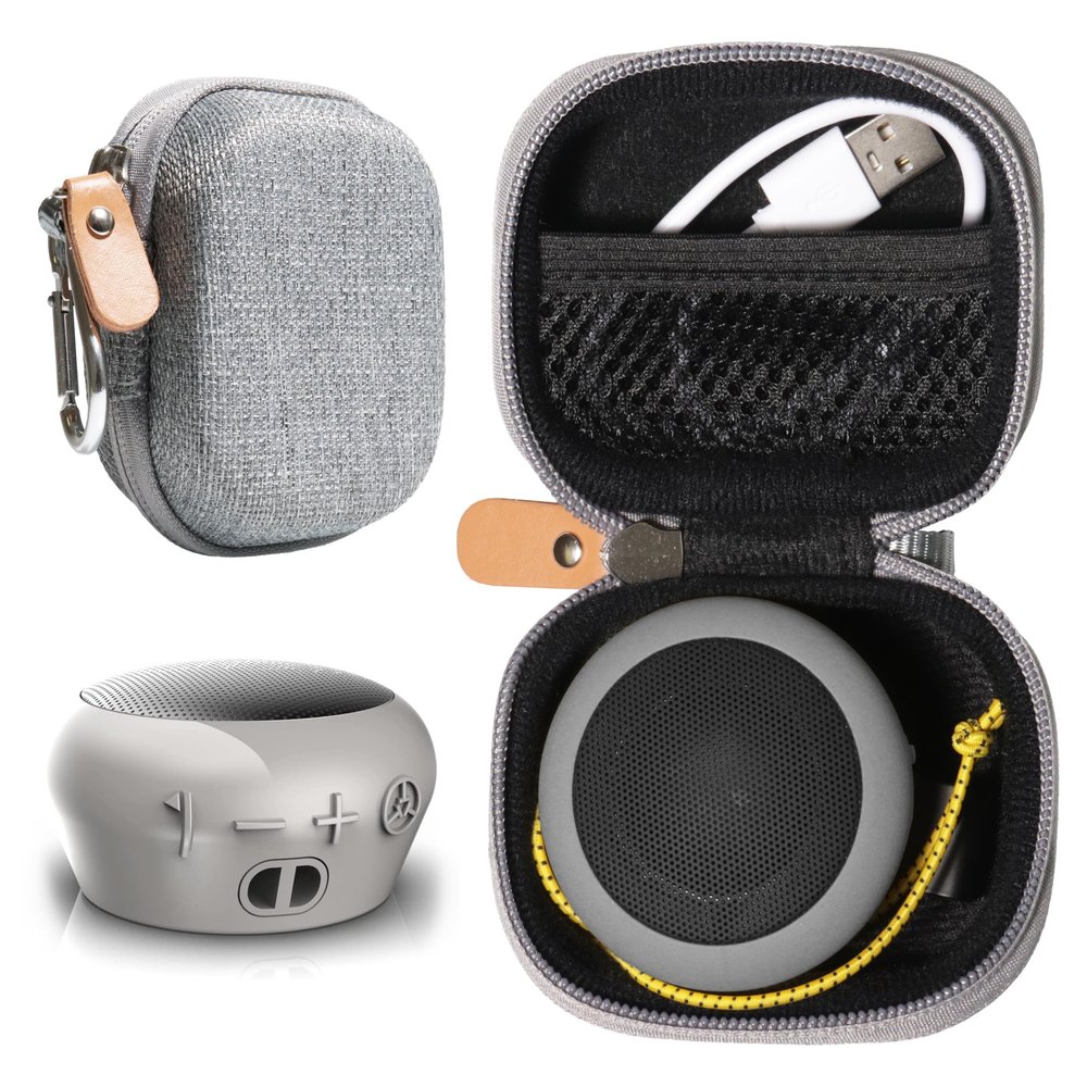 getgear Golf GPS Speaker Case for TecTecTec TEAM8 S Golf GPS Bluetooth Speaker (Gray)