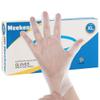 Meekear Food Prep Disposable Gloves, TPE Clear Latex-Free Food Safe Cleaning Gloves, BPA Free, Powder Free, Oil Tight (200, Medium) view 1