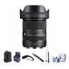 Sigma 18-50mm f/2.8 DC DN Contemporary Lens for Fujifilm X, Bundle with Backpack, Camera Strap, 55mm Filter Kit, Lens Cleaner, Cleaning Kit, Lens Cap Tether view 1