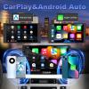 2025 New CUSP 10.1 Inch Android Car Stereo Radio Universal Double Din Wireless Apple Carplay & Android Auto 8 Core 8G+128G in-Dash Kit GPS with FM/AM Bluetooth Multimedia Player Head Unit view 2
