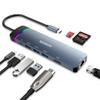 Mzhou 8-in-1 USB 3.0 Hub, 8 Ports High-Speed Data Hub with 5Gbps Transfer, Ultra-Slim Multi-Port Expander for Laptop, PC, MacBook, iMac, PS5, Xbox, Printer, External HDD, Flash Drive view 1
