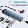 Mzhou 8-in-1 USB 3.0 Hub, 8 Ports High-Speed Data Hub with 5Gbps Transfer, Ultra-Slim Multi-Port Expander for Laptop, PC, MacBook, iMac, PS5, Xbox, Printer, External HDD, Flash Drive view 2