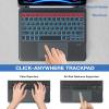 Keyboard Case for iPad 10.9/11 Inch Air 4th/5th Gen & Pro 11 1st/2nd/3rd/4th Gen (2018,2020,2021,2022) With Pencil Holder - Detachable Backlit Keyboard with Kickstand,Combo Touch Trackpad - Black view 3
