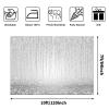Avezano Sliver Cotton Backdrop Glitter Effect (Not Real) Birthday Party Decorations Silver Bokeh Baby Shower Photography Background Wedding Bridal Shower Prom Graduation Party Backdrops (10x7ft) view 2