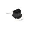 Rebower RJ11 Anti Dust Plug Port Dust Silicone Covers Caps Stoppers, [for Phone, Modem] - Black/10pcs view 2