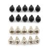 10pc/lot Thread Teeth Computer PC Case Cooling Fan Toolless Adjustment Screw Thumbscrews Thumb Screw (Color : Black_M3.5) view 1