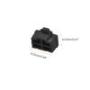 Rebower RJ45 Anti Dust Plug Port Dust Silicone Covers Caps Stoppers, [for Ethernet] - Black/20pcs view 2