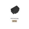 Rebower RJ45 Anti Dust Plug Port Dust Silicone Covers Caps Stoppers, [for Ethernet] - Black/20pcs view 3
