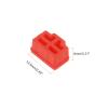 Rebower RJ45 Anti Dust Plug Port Dust Silicone Covers Caps Stoppers, [for Ethernet] - Red/20pcs view 2