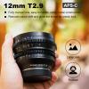 7artisans 12mm T2.9 Large Aperture APS-C Ultra Wide Angle Cine Lens Compatible for M43 Mount Camera, Manual Fixed Focus Low Distortion Cinema view 3