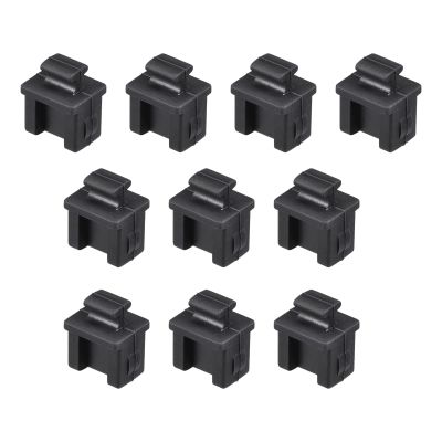 Rebower SFP-B Anti Dust Plug Port Dust Silicone Covers Caps Stoppers, [for Protect Devices Data Port] - Black/10pcs