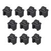 Rebower SFP-B Anti Dust Plug Port Dust Silicone Covers Caps Stoppers, [for Protect Devices Data Port] - Black/10pcs view 1