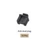 Rebower SFP-B Anti Dust Plug Port Dust Silicone Covers Caps Stoppers, [for Protect Devices Data Port] - Black/10pcs view 3