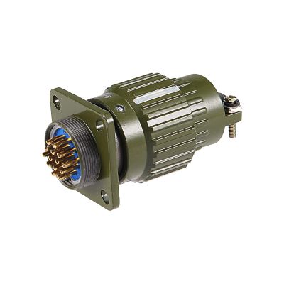 Rebower Aviation Plug Connector Waterproof Male Panel Metal Wire Connector, [for Aviation, Space Light] - 20mm/14Pins/5A/500V