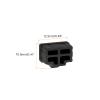 Rebower RJ45 Anti Dust Plug Port Dust Silicone Covers Caps Stoppers, [for Ethernet] - Black/100pcs view 2