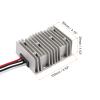Rebower DC to DC Converter Regulator Waterproof Convert Transformer, [for Trucks Cars Ships] - DC 48V(38V-60V) Step-Up to DC 24V 22A 528W/Silver Tone Black view 2