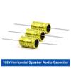10Pcs 100V Horizontal Speaker Audio Capacitor Non Polarity Frequency Divider,100V4.7UF view 2