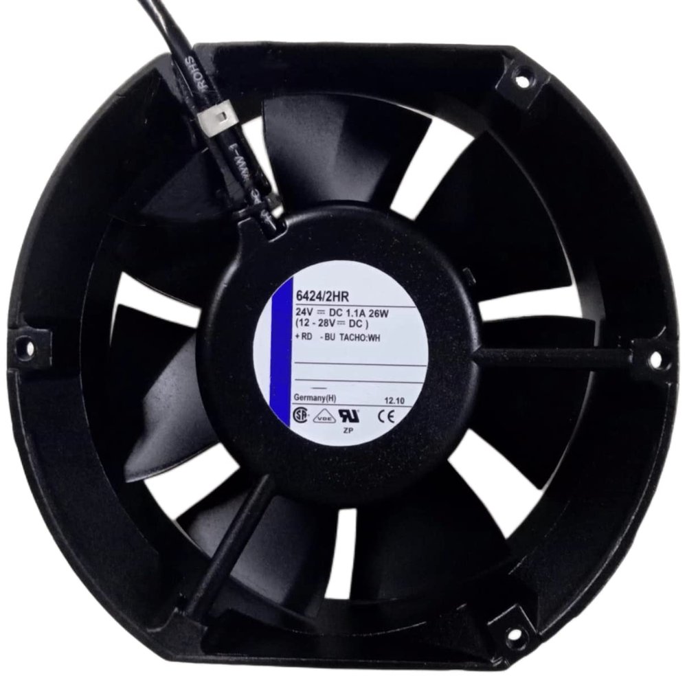 24V 6424/2HR 1.1A 26W 17251 Cooling Fan 2-Wire