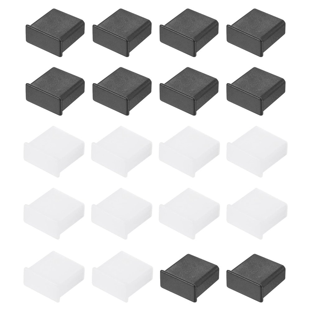 Rebower 20pcs USB Anti Dust Plug Port Dust Silicone Covers Caps Stoppers
