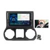 10" Car Radio Media Player for Jeep Wrangler 3 JK 2010-2018 Android 11 Car Stereo with Navigation GPS/Car-Play/Android Auto/Wifi/4G/BT/Steering Wheel Control+Camera,K300s/3+32g/a view 1