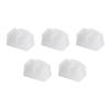 Rebower RJ45 Anti Dust Plug Port Dust Silicone Covers Caps Stoppers, [for Ethernet] - Clear/5pcs view 1